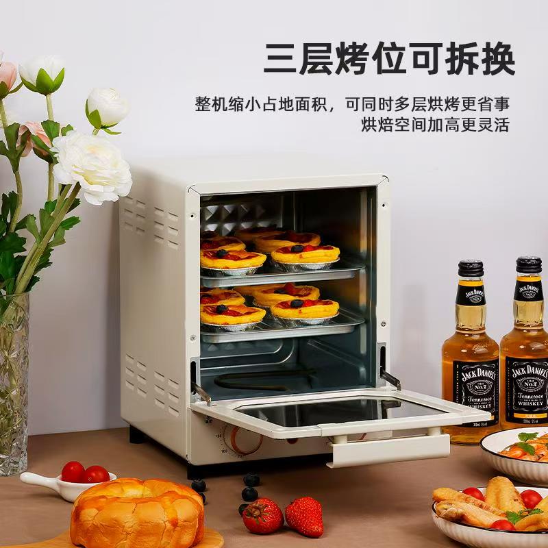 先科三层烤箱